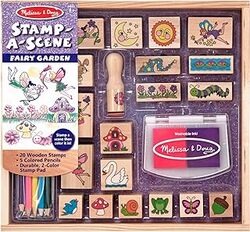 Stamp A Scene Fairy Garden by Melissa and Doug Paperback